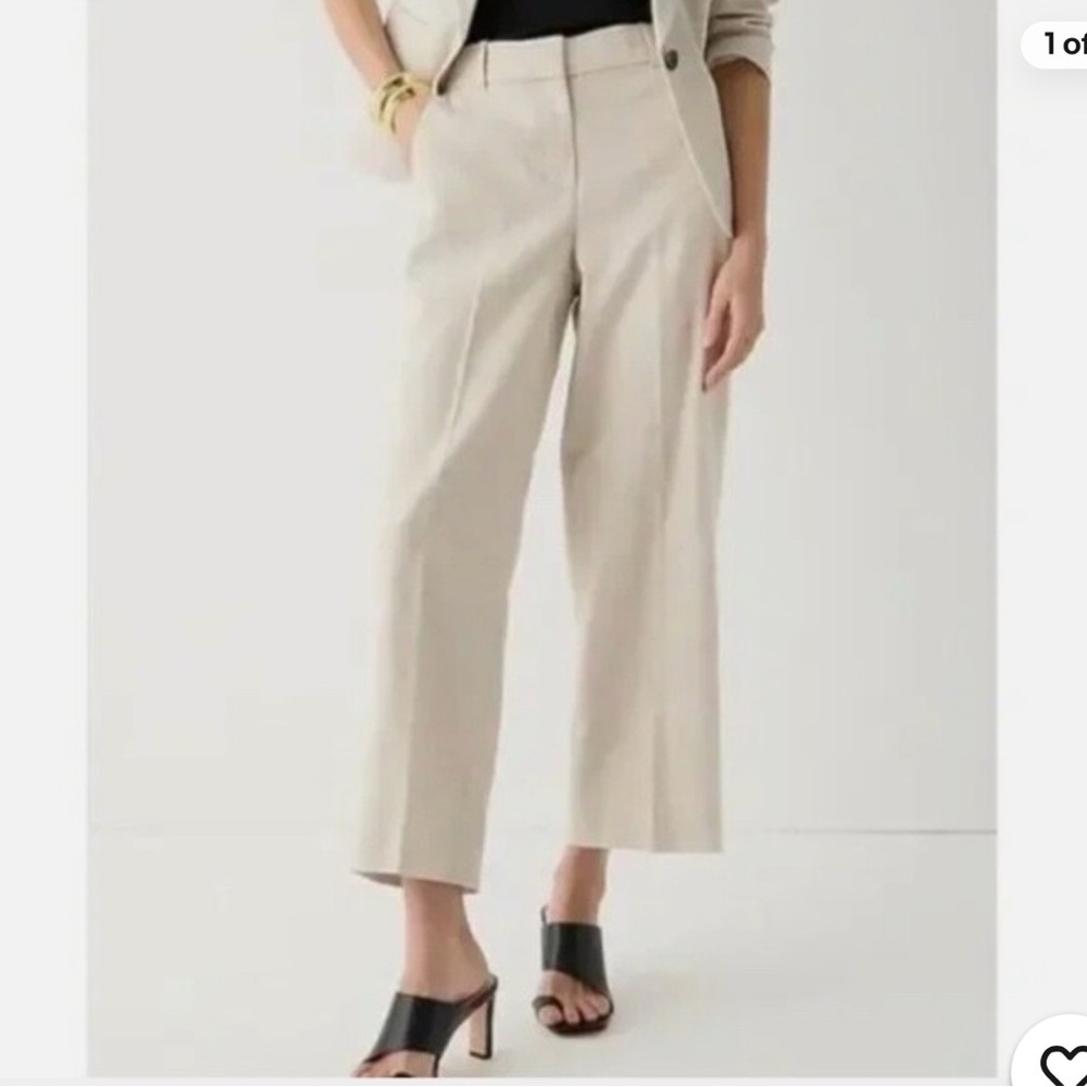 Jcrew NWT Sydney Linen pants Size 10T